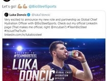 SAD: Luka Dončić postao ambasador kompanije BioSteel