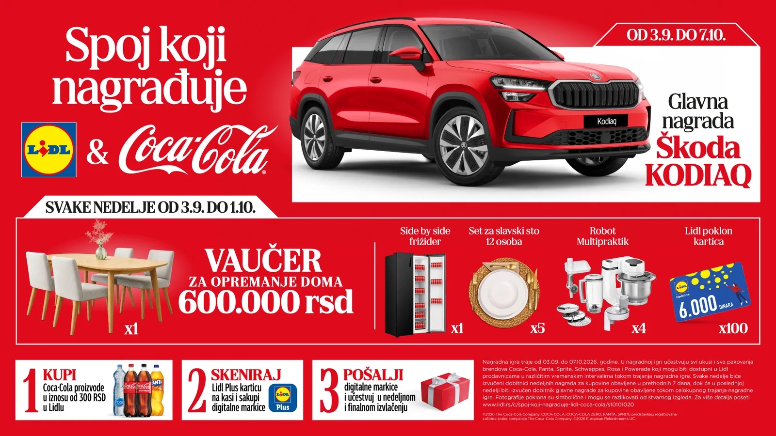 Lidl Srbija i Coca-Cola nagrađuju potrošače