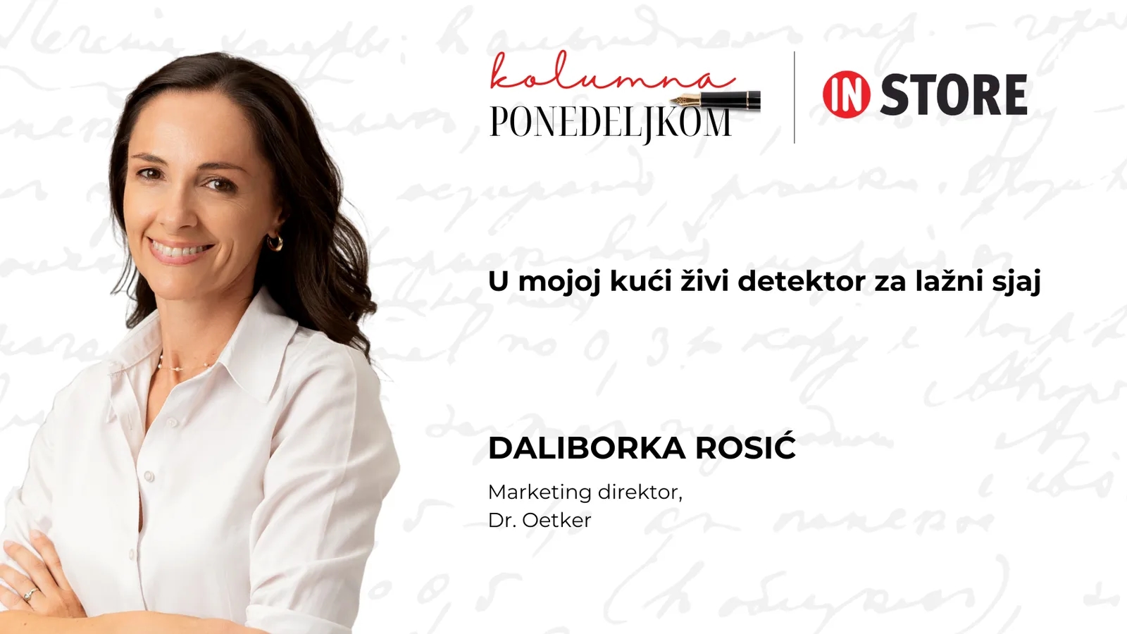 U mojoj kući živi detektor za lažni sjaj
