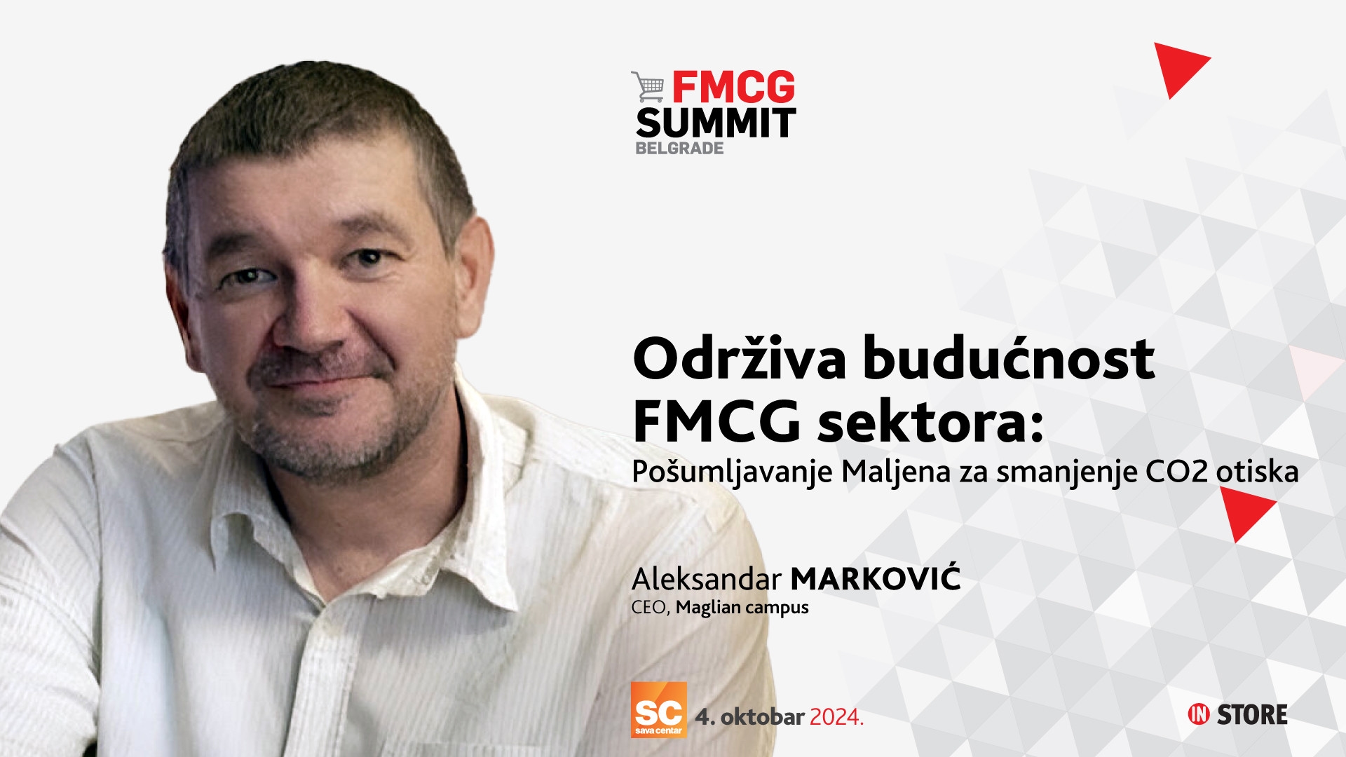 11. FMCG Summit Beograd: Održiva budućnost FMCG sektora: Pošumljavanje za smanjenje CO2 otiska