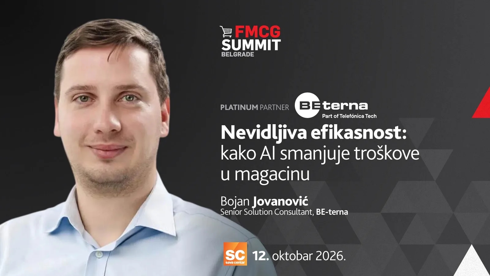 13. FMCG Summit Beograd - Nevidljiva efikasnost: kako AI smanjuje troškove u magacinu