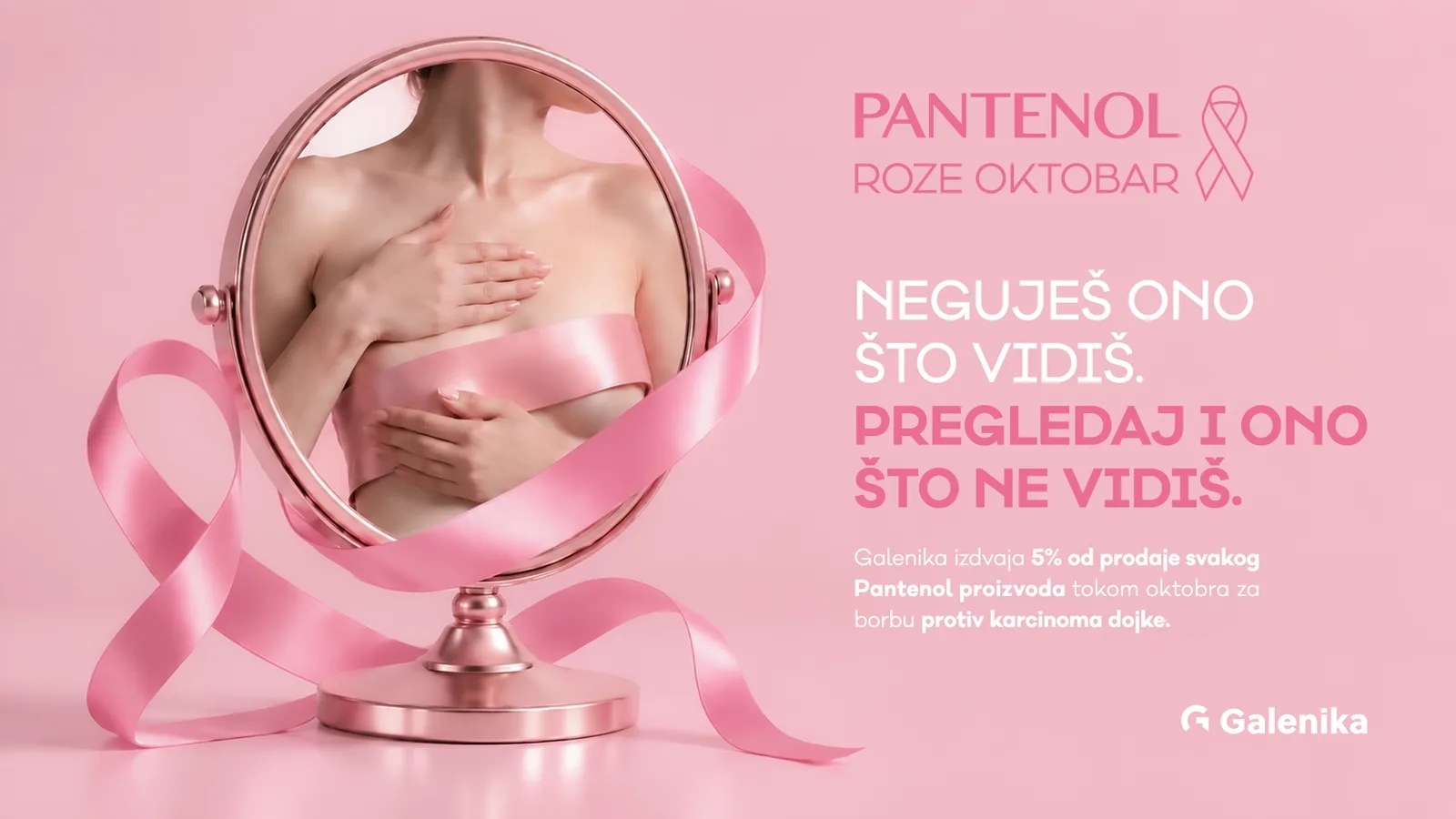 Galenika i Pantenol ponovo podsećaju na značaj prevencije raka dojke