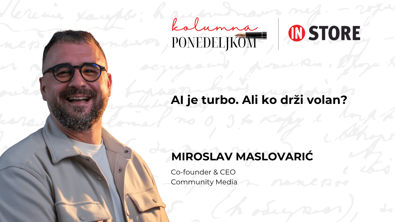 AI je turbo. Ali ko drži volan?