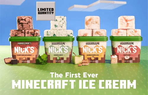 Švedska: N!ck’s i Minecraft predstavili ograničenu seriju sladoleda
