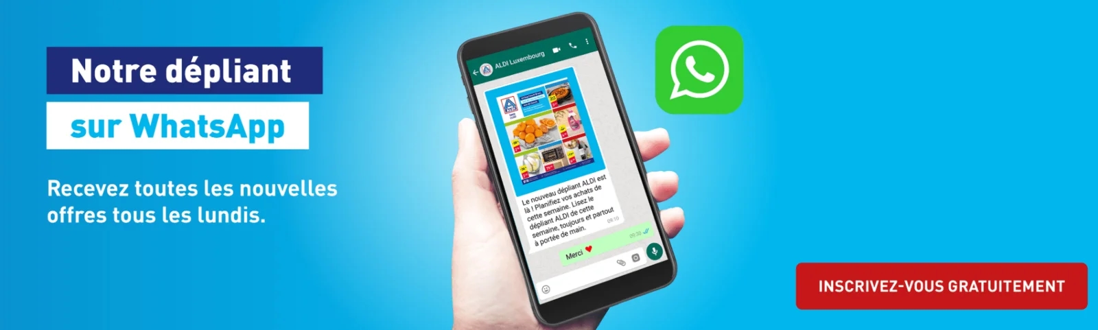 Luksemburg: Aldi uvodi digitalne flajere na WhatsApp-u