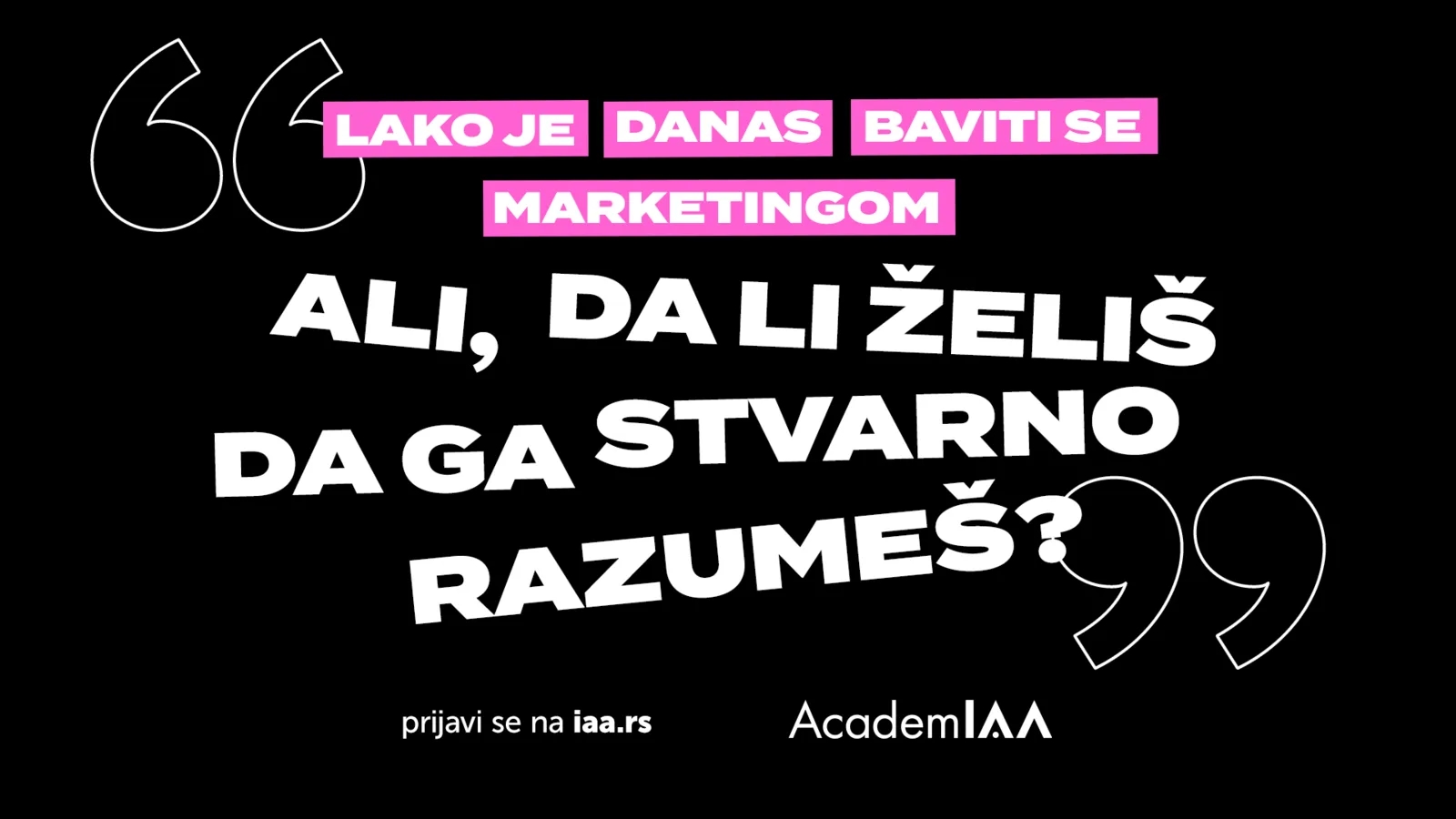 Zatvorene prijave za AcademIAA uz veliki odziv