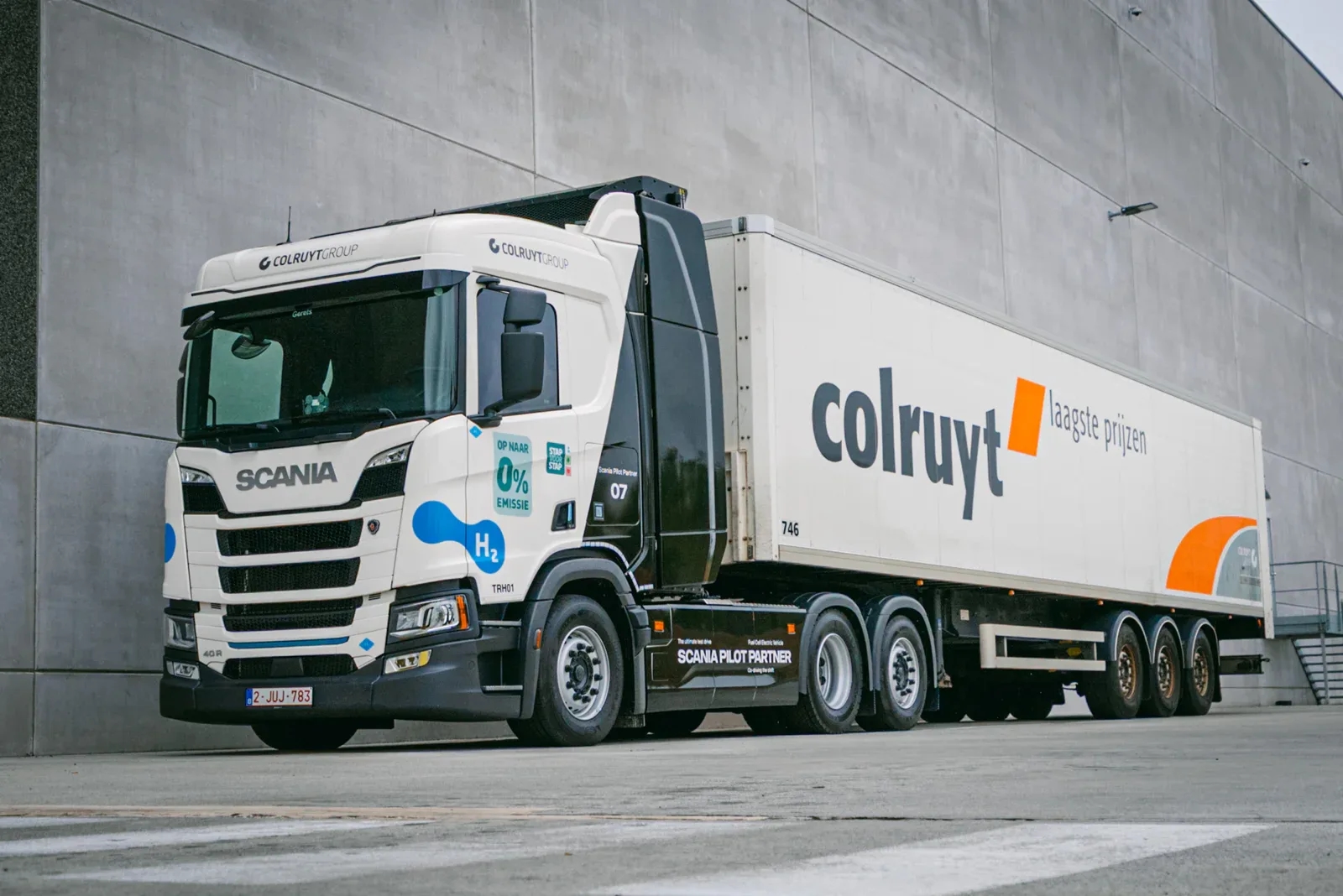 Colruyt grupa testira kamione na vodonik u Belgiji
