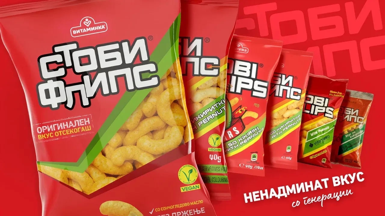 Vitaminka predstavila novi izgled Stobi Flipsa