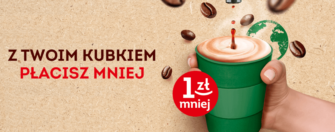 Poljska: Żabka nudi jeftiniju kafu za kupce koji ponesu svoju šolju