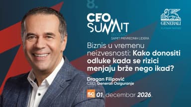 8. CEO Summit Beograd - Dragan Filipović, CEO, Generali Osiguranje