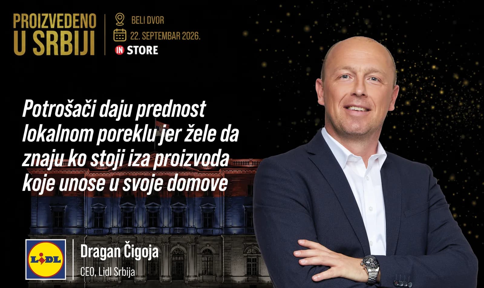 Dragan Čigoja, Lidl Srbija: Potrošači daju prednost lokalnom poreklu jer žele da znaju ko stoji iza proizvoda koje unose u svoje domove