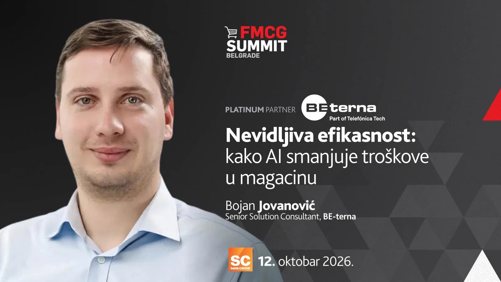 13. FMCG Summit Beograd - Nevidljiva efikasnost: kako AI smanjuje troškove u magacinu