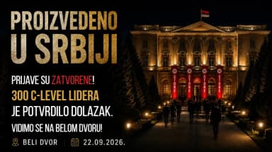 300+ lidera na našem prvom događaju „Proizvedeno u Srbiji“