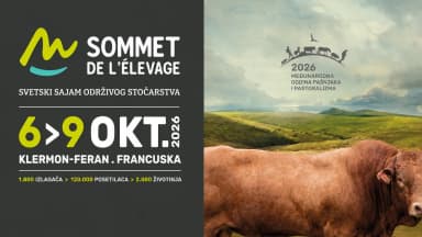 Svetski sajam stočarstva SOMMET DE L’ELEVAGE od 6. do 9. oktobra u Klermon-Feranu
