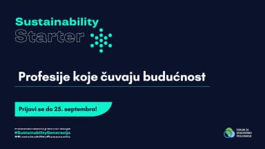 Sustainability Starter 2026: Program za razvoj karijere u održivosti