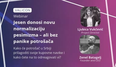 Valicon webinar: Jesen donosi novu normalizaciju pesimizma – ali bez panike potrošača