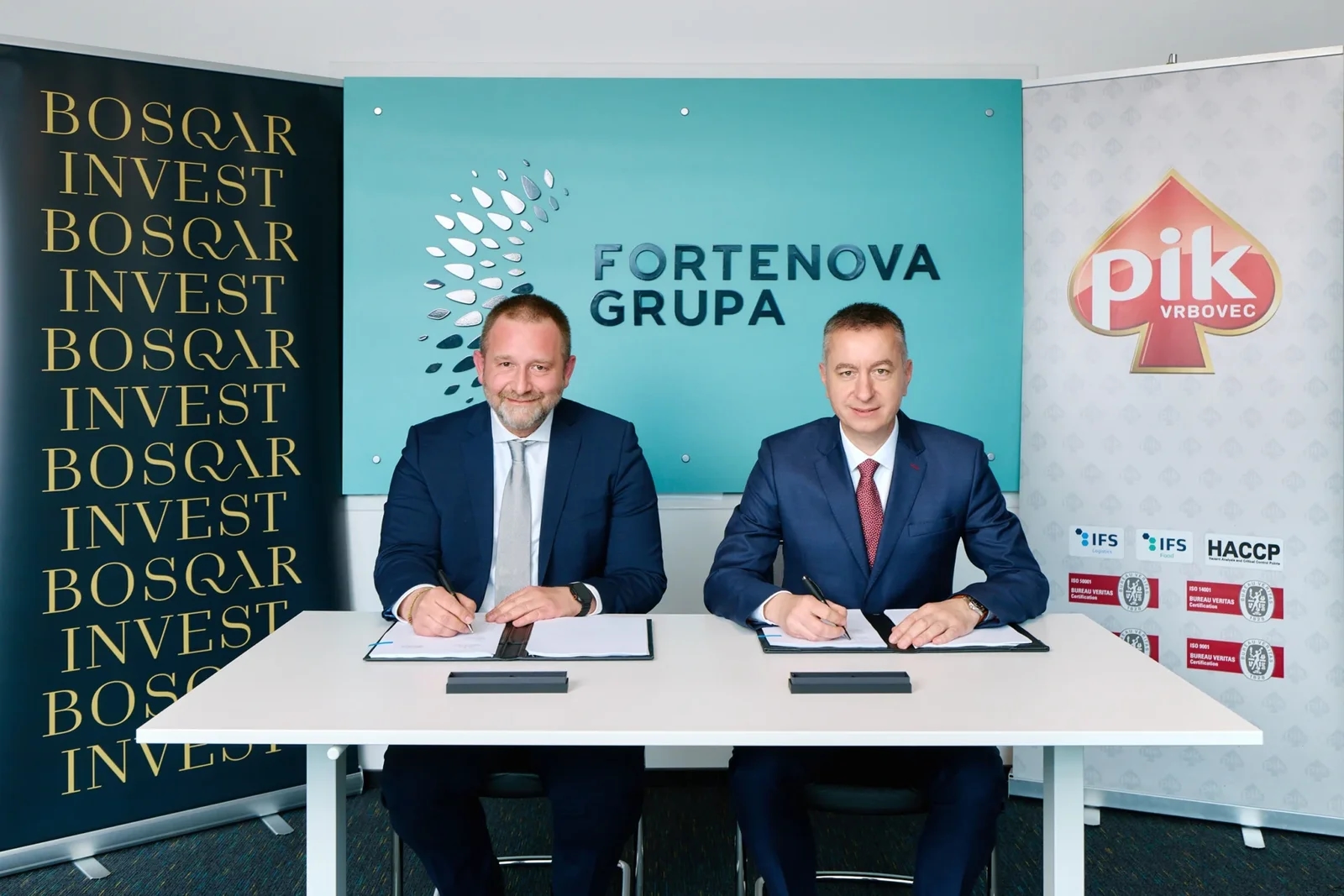 Bosqar i Fortenova potpisali ugovor u preuzimanju PIK Vrbovca