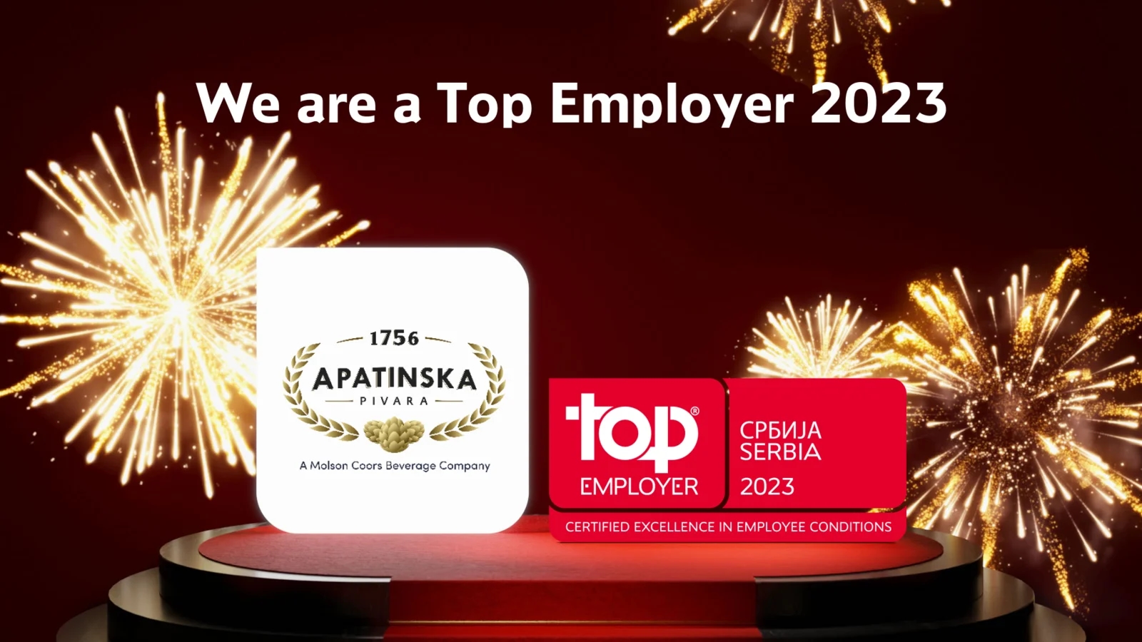 Apatinska pivara dobila sertifikat Top Employer 2023.