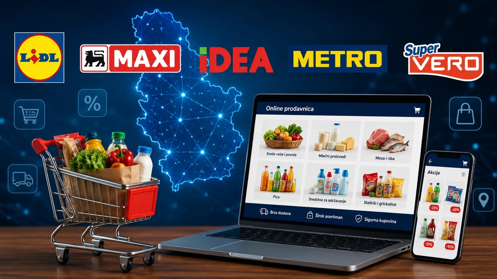 Neparno 10: Veliki marketi u Srbiji sve više se takmiče i na digitalnom tržištu