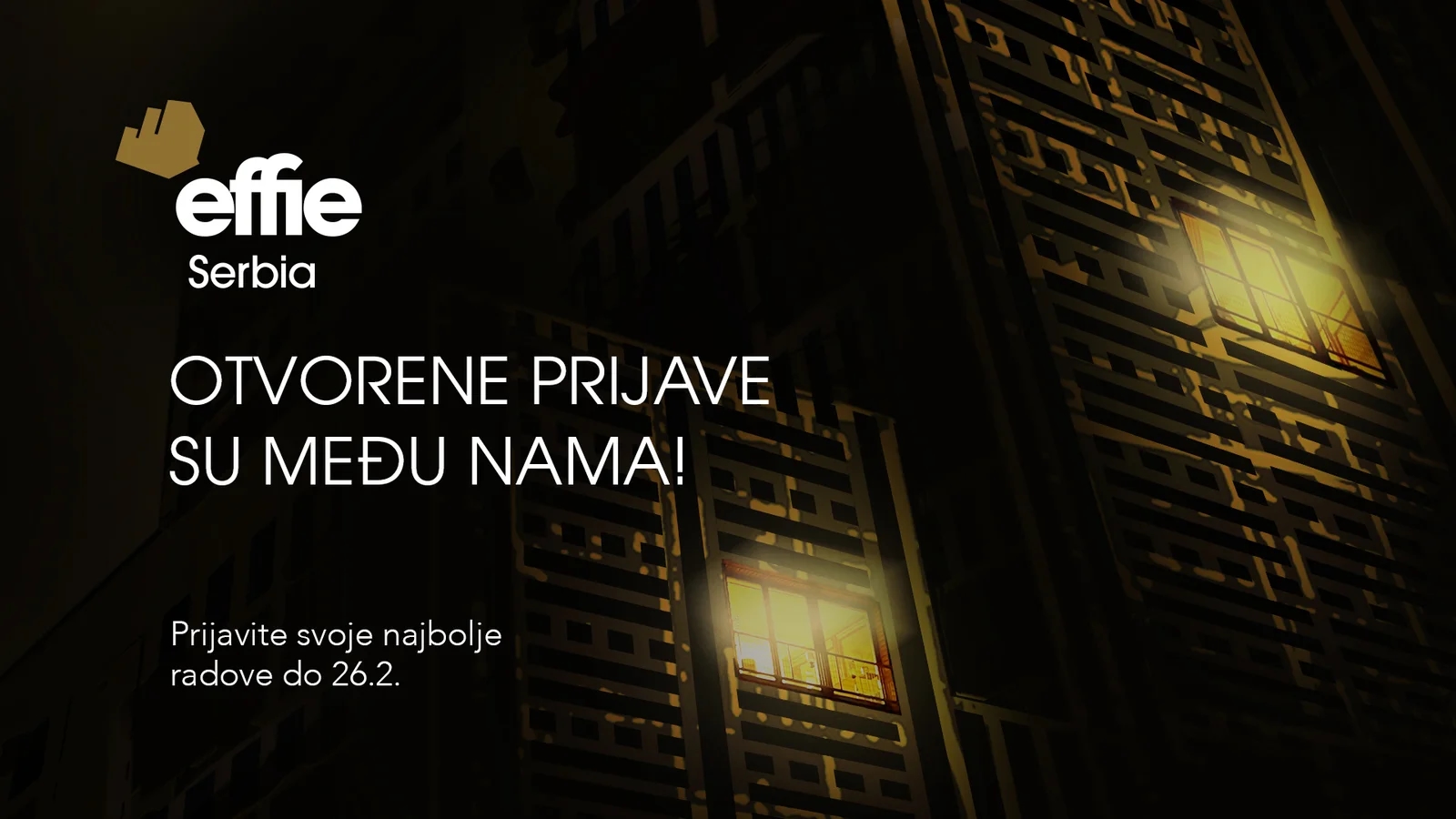Zvanično otvorene prijave za Effie 2026 nagrade