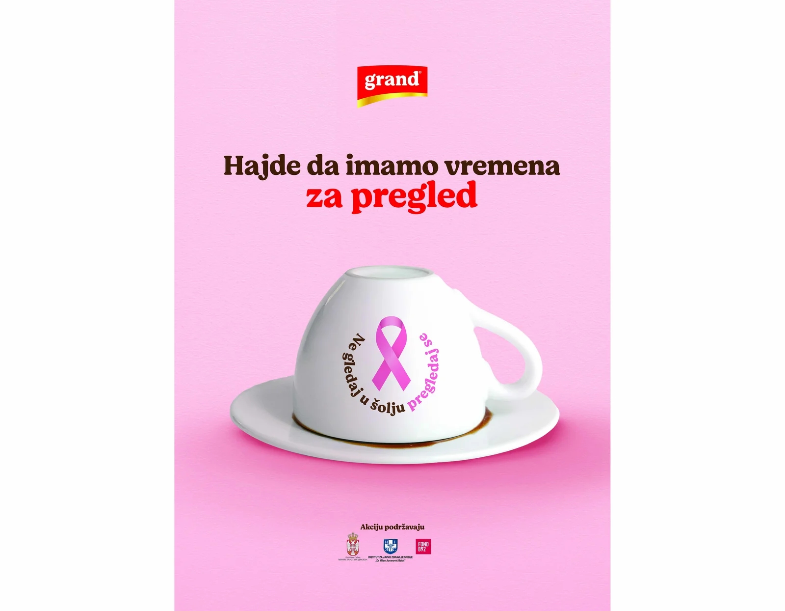 Grand kafa poručuje - "Hajde da imamo vremena za pregled"