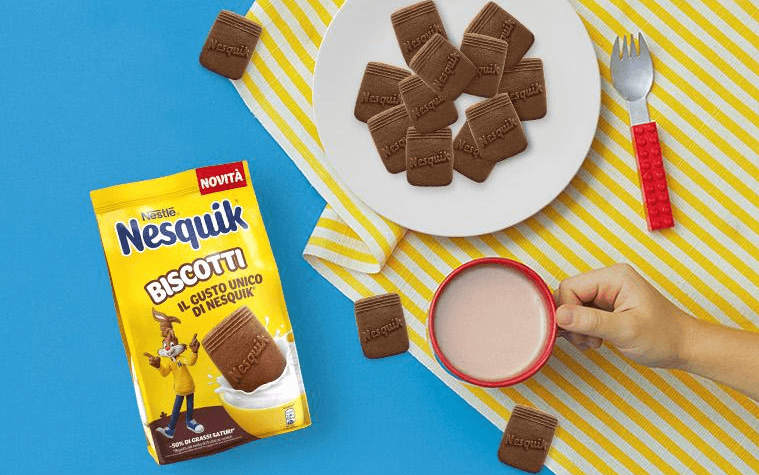 Italija: Nestlé predstavio Nesquik biskvite