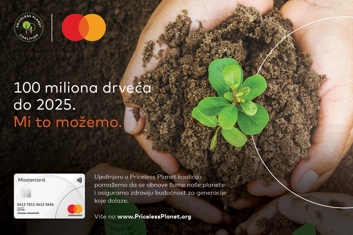 Mastercard proširuje napore Priceless Planet koalicije s ciljem obnove šuma
