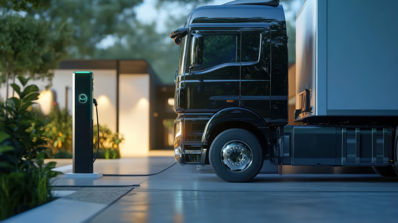 Electric Truck Charging at Home